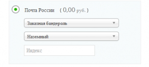 Как выглядит Почта России на сайте